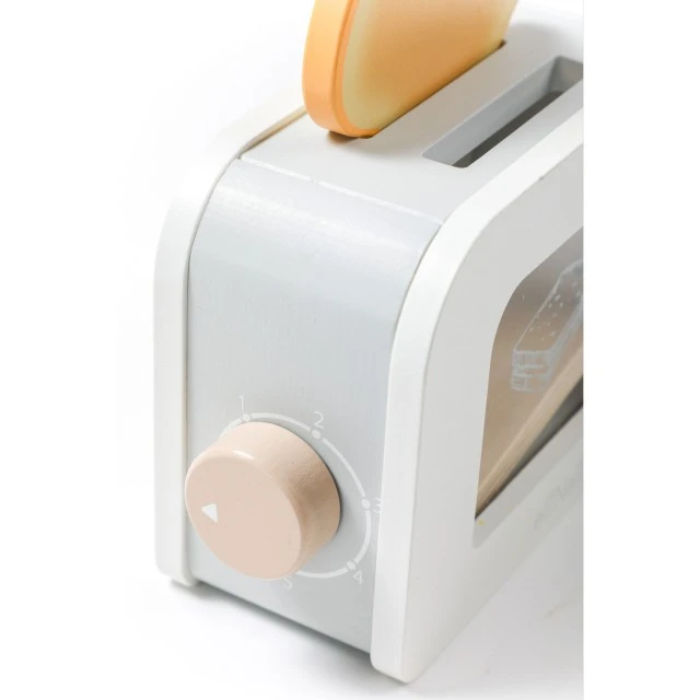 Wooden toaster with accessories Age: 2+