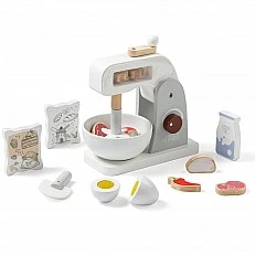 Wooden blender with attachments and accessories Age: 2+