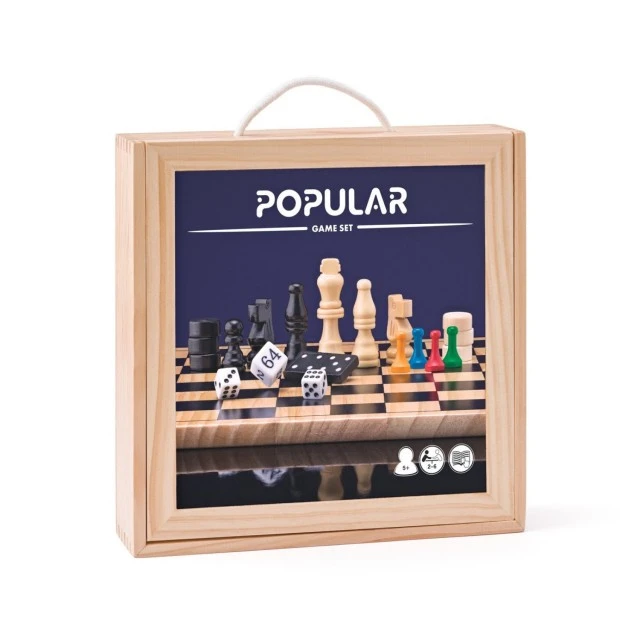 Deluxe set of classic board games Age: 3+