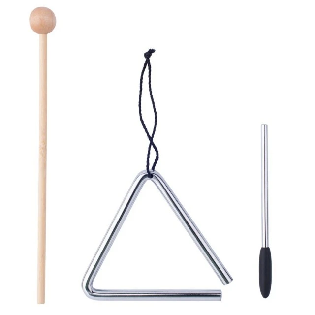 Wooden musical instrument set with triangle Age: 2+