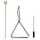 Wooden musical instrument set with triangle Age: 2+