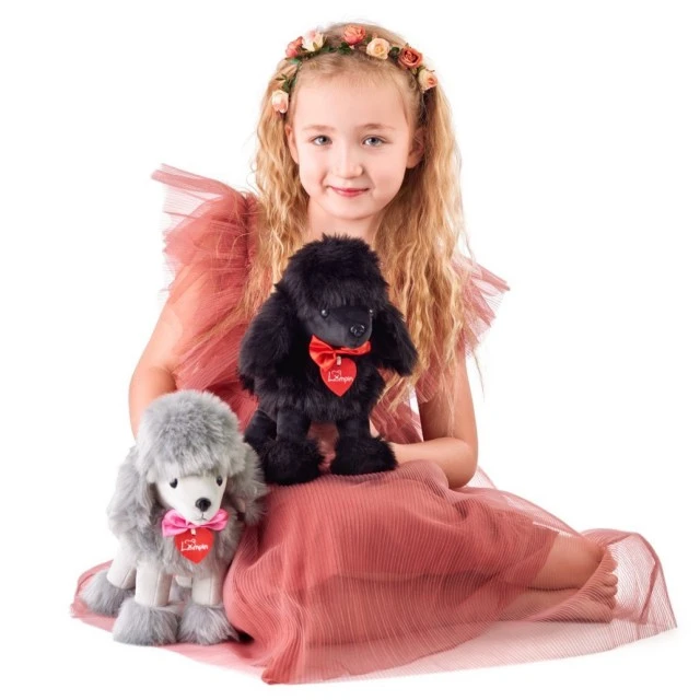 Plush dog Poodle Charlie Size: 25 cm