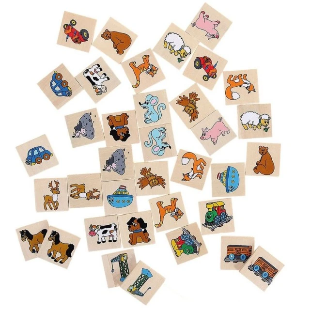 Wooden memory game, Merry Train Age: 2+
