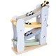 Wooden track Rolli with 4 cars Age: 1+ Size: 25.8x9x29.2 cm