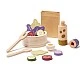 Wooden set Salad in a bowl Swedish Design Age: 2+