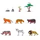 Set of figures Animals of the planet, 60 pieces Age: 3+ Number of pieces: 60