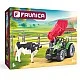 Tractor with bull and accessories, 8 parts Age: 3+ Number of parts: 8