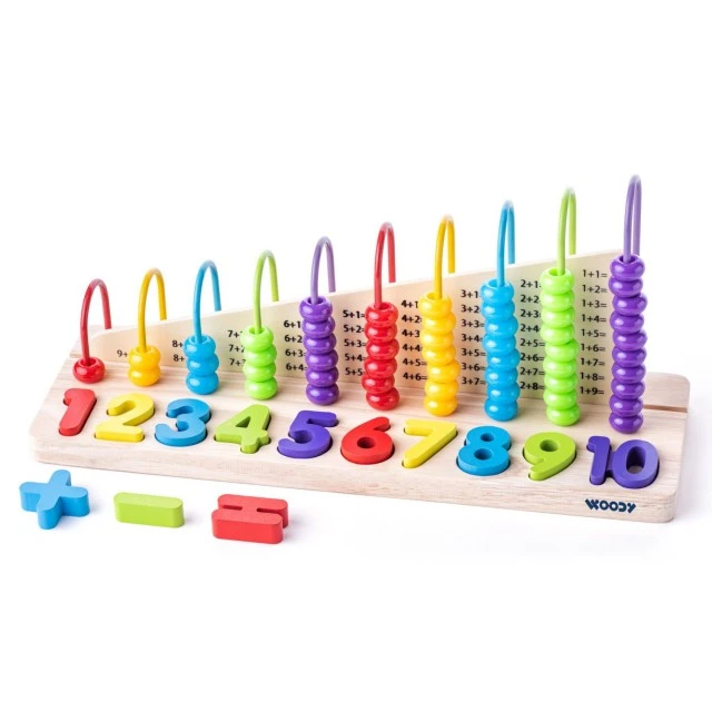 Mathematical abacus with numbers and signs Age: 3+