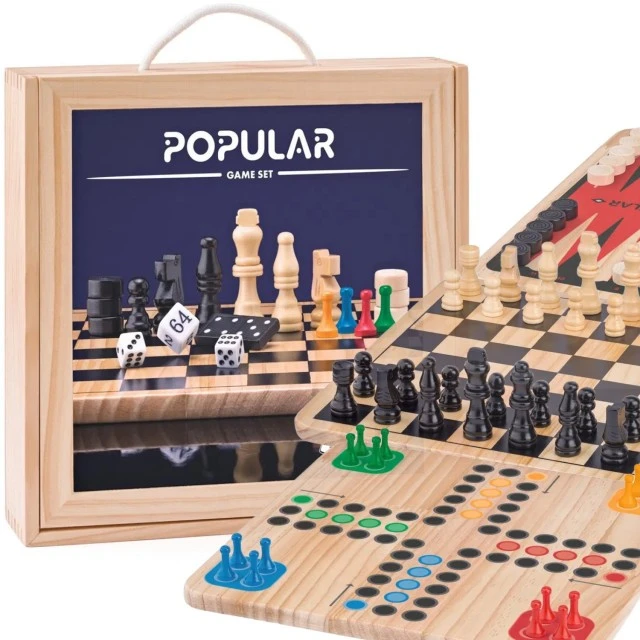 Deluxe set of classic board games Age: 3+