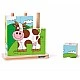 Wooden puzzle for stringing The Farm Age: 2+