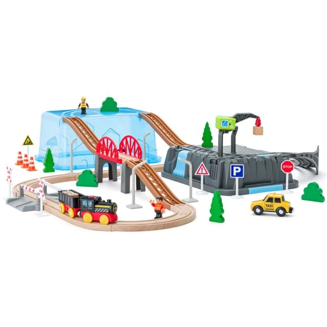 Electric train set with accessories Miners, 63 pieces Age: 2+ Number of pieces: 63