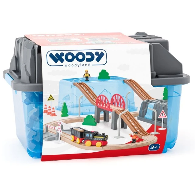 Electric train set with accessories Miners, 63 pieces Age: 2+ Number of pieces: 63