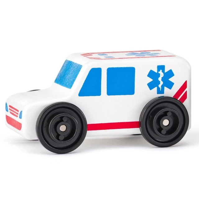 Wooden car set Professional, 6 pieces Age: 1+