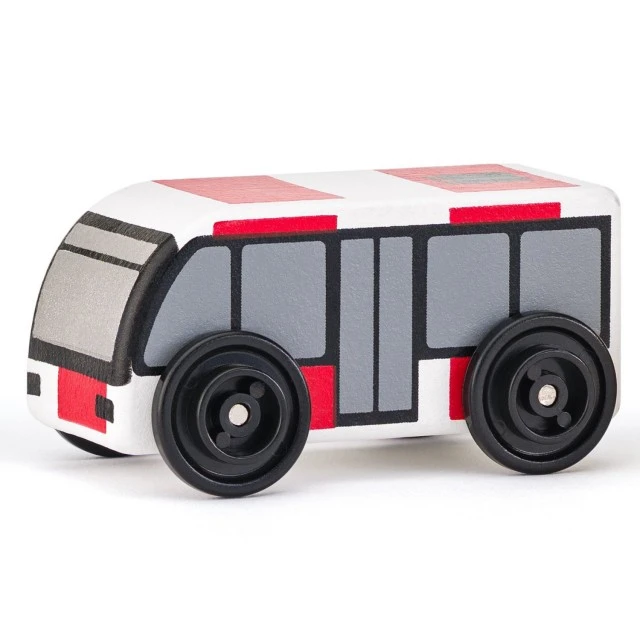 Wooden car set Professional, 6 pieces Age: 1+
