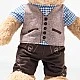 Ben Teddy bear in Bavarian costume Размер: 30 см
Клас: Friends