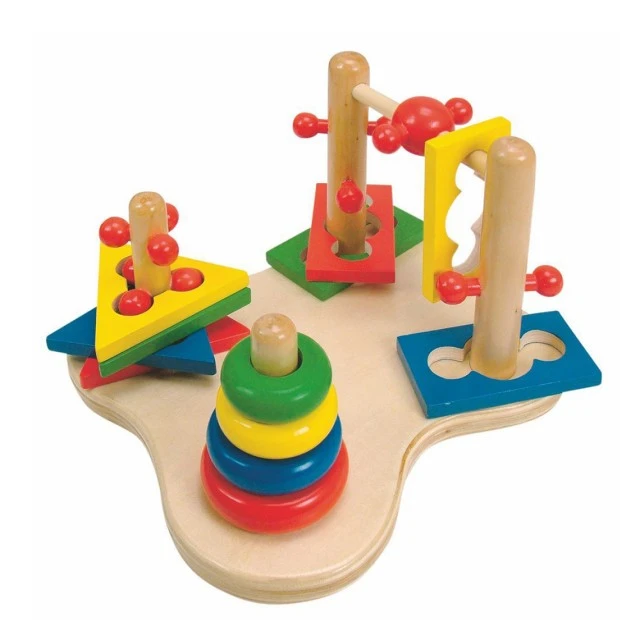 Дървена 3D игра за моторни умения Възраст: 2+