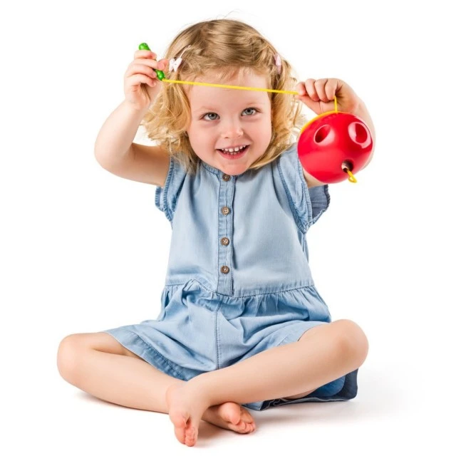 Wooden apple and sewing worm Age: 2+