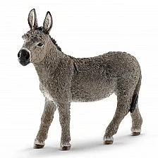 Donkey Figurine, Schleich Age: 3+ Size: 10x3x7.5 cm