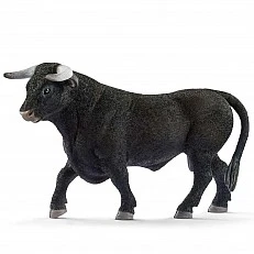 Black Bull Figurine, Schleich Age: 3+ Size: 14x9.1x4.6 cm