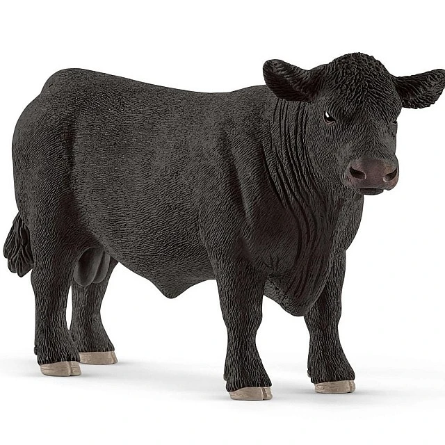 Black Angus Bull Figurine, Schleich Age: 3+ Size: 15.2x4.5x8.1 cm