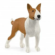 Bull Terrier Dog Figurine, Schleich Age: 3+ Size: 7.5x1.6x4.7 cm