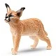 Baby Caracal Figurine, Schleich Age: 3+ Size: 5.5x4.5x1.5cm