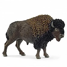Bison Figurine, Schleich Age: 3+ Size: 2.3x3.8x8.3 cm