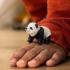 Baby Panda Figurine, Schleich Age: 3+ Size: 3.1x3.5x5.6 cm