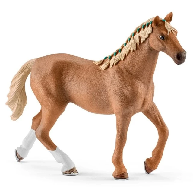 Комплект Английска чистокръвна кобила с одеяло, Schleich Възраст: 3+
Размер: 19х11.5х5.3 см