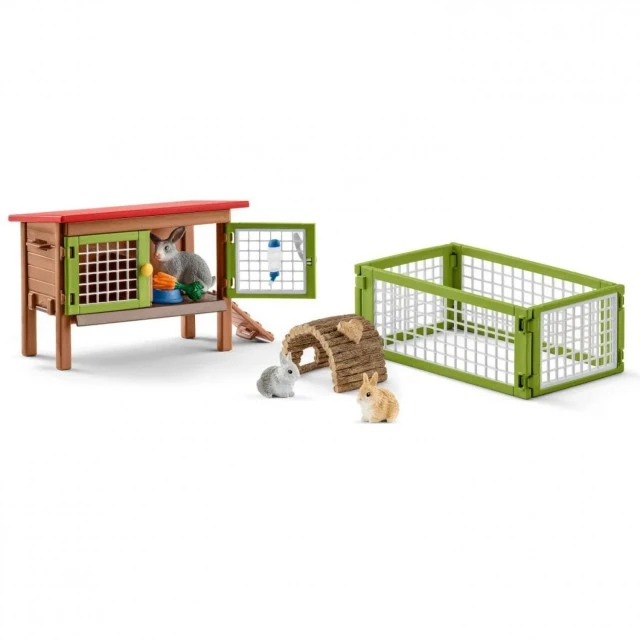 Комплект Заешка къщичка, Schleich Възраст: 3+
Размер: 24.3х19х8.2 см