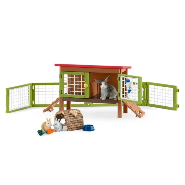 Комплект Заешка къщичка, Schleich Възраст: 3+
Размер: 24.3х19х8.2 см