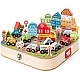 Wooden construction set in a box The City, 57 pieces Age: 2+ Number of pieces: 57