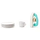 Wooden kitchen with accessories and blackboard Age: 3+ Size: 53x68x15.5 cm