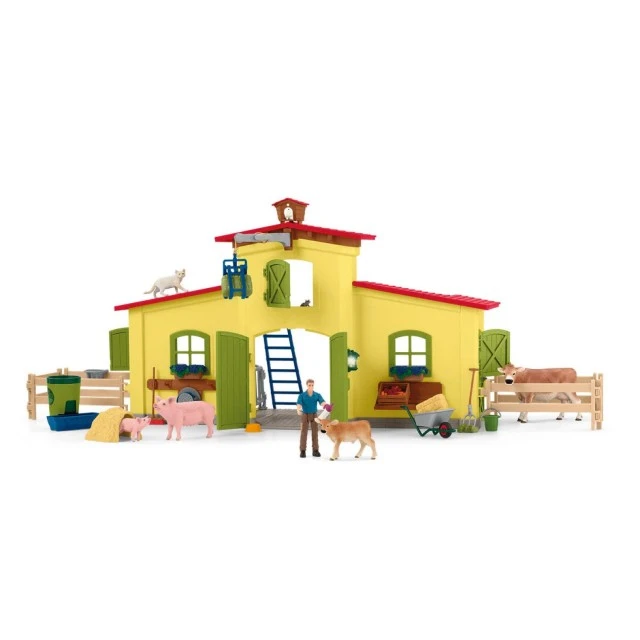 Комплект Голямата ферма, Schleich Възраст: 3+
Брой части: 92