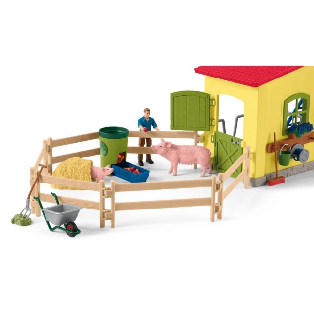 Комплект Голямата ферма, Schleich Възраст: 3+
Брой части: 92