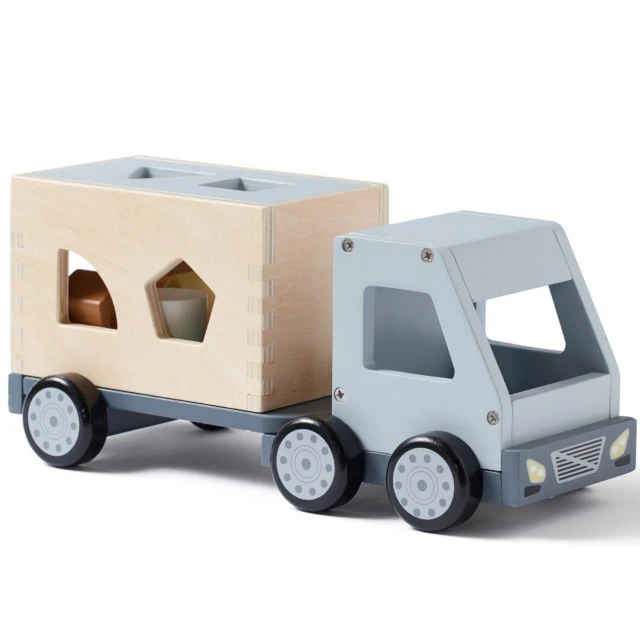 Дървен камион - сортер Swedish Design
Възраст: 1+
Размер: 30x13x14 см