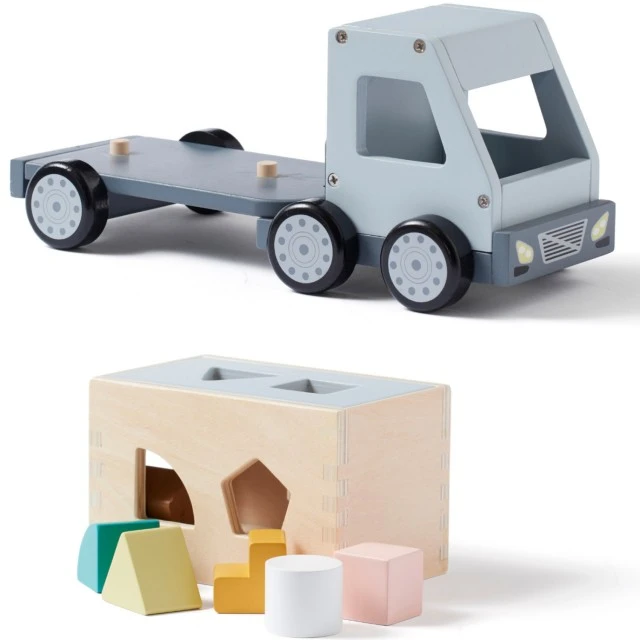 Дървен камион - сортер Swedish Design
Възраст: 1+
Размер: 30x13x14 см