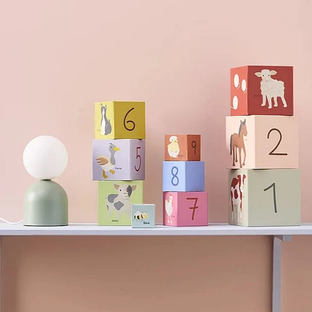 Tower of cubes 1 to 10 Swedish Design Age: 1+