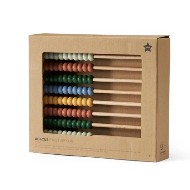 Абакус Каръл Ларсон Swedish Design
Възраст: 3+
Размер:30х6.5х25 см