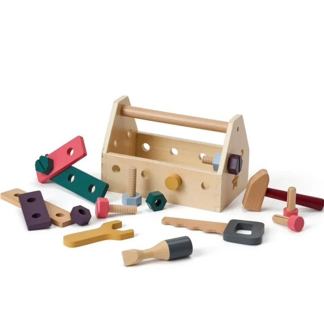 Кутия с инструменти за малки майстори Swedish Design
Възраст: 3+
Размер: 29.5х9х8.5 см