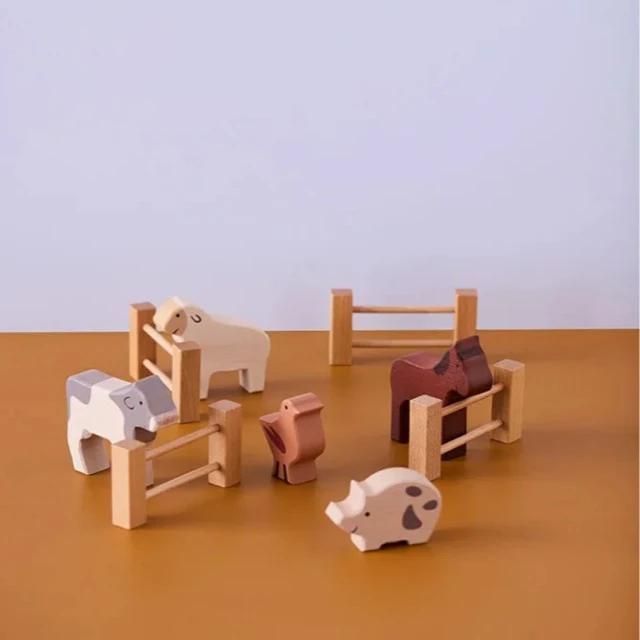 Farm Animals Set Swedish Design Age: 1+ Size: 33.5x19x20 cm