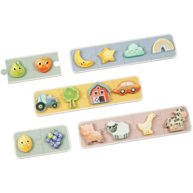 Wooden game 2 in 1 Touch and Find the Farm Age: 3+