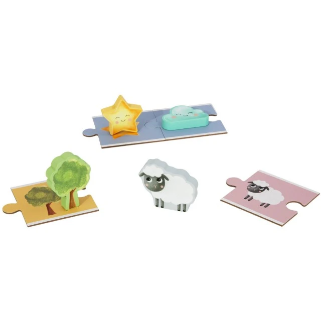Wooden game 2 in 1 Touch and Find the Farm Age: 3+