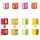 Wooden construction set Big City, 115 pieces Age: 2+ Number of pieces: 115