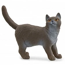 Figurine British Shorthair Cat, Schleich Age: 3+ Size: 6.5x1.7x5.5 cm