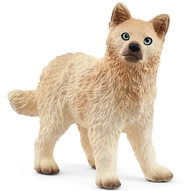 Arctic Wolf Cub Figurine, Schleich Age: 3+ Size: 5x1.8x4cm