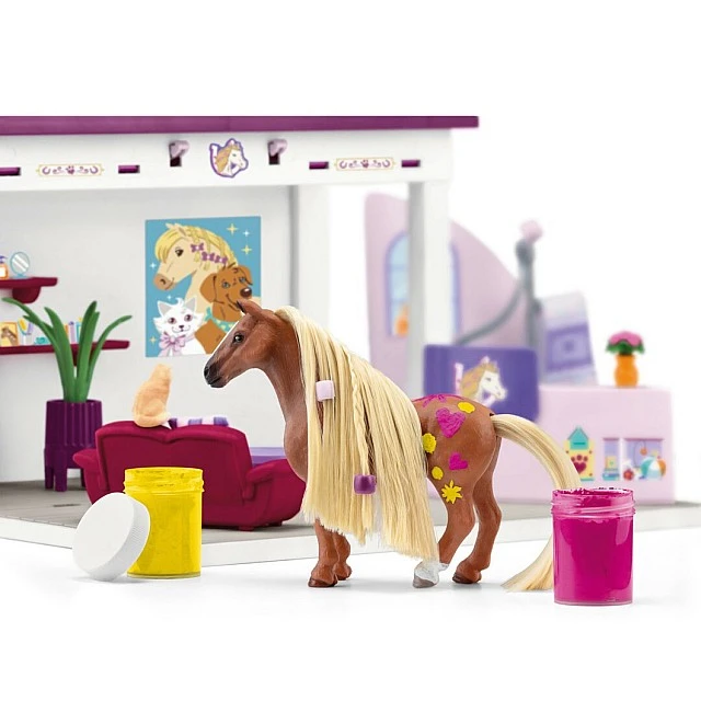 Комплект Салон за красота за домашни любимци, Schleich Възраст: 3+
Брой части: 66