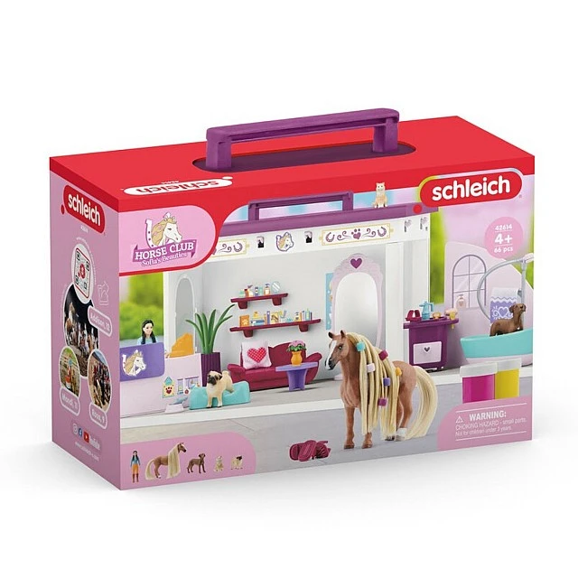 Комплект Салон за красота за домашни любимци, Schleich Възраст: 3+
Брой части: 66