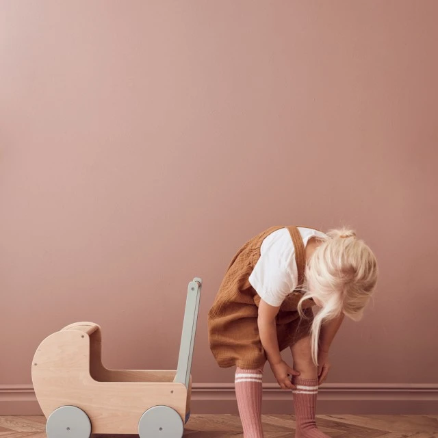 Wooden doll stroller Nature Swedish Design Age: 1+