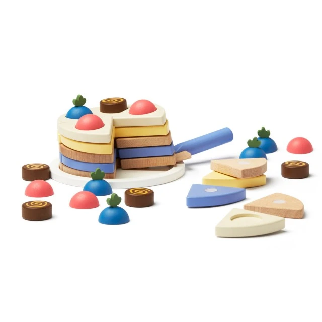 Swedish Design Wooden Cake to Assemble Age: 3+